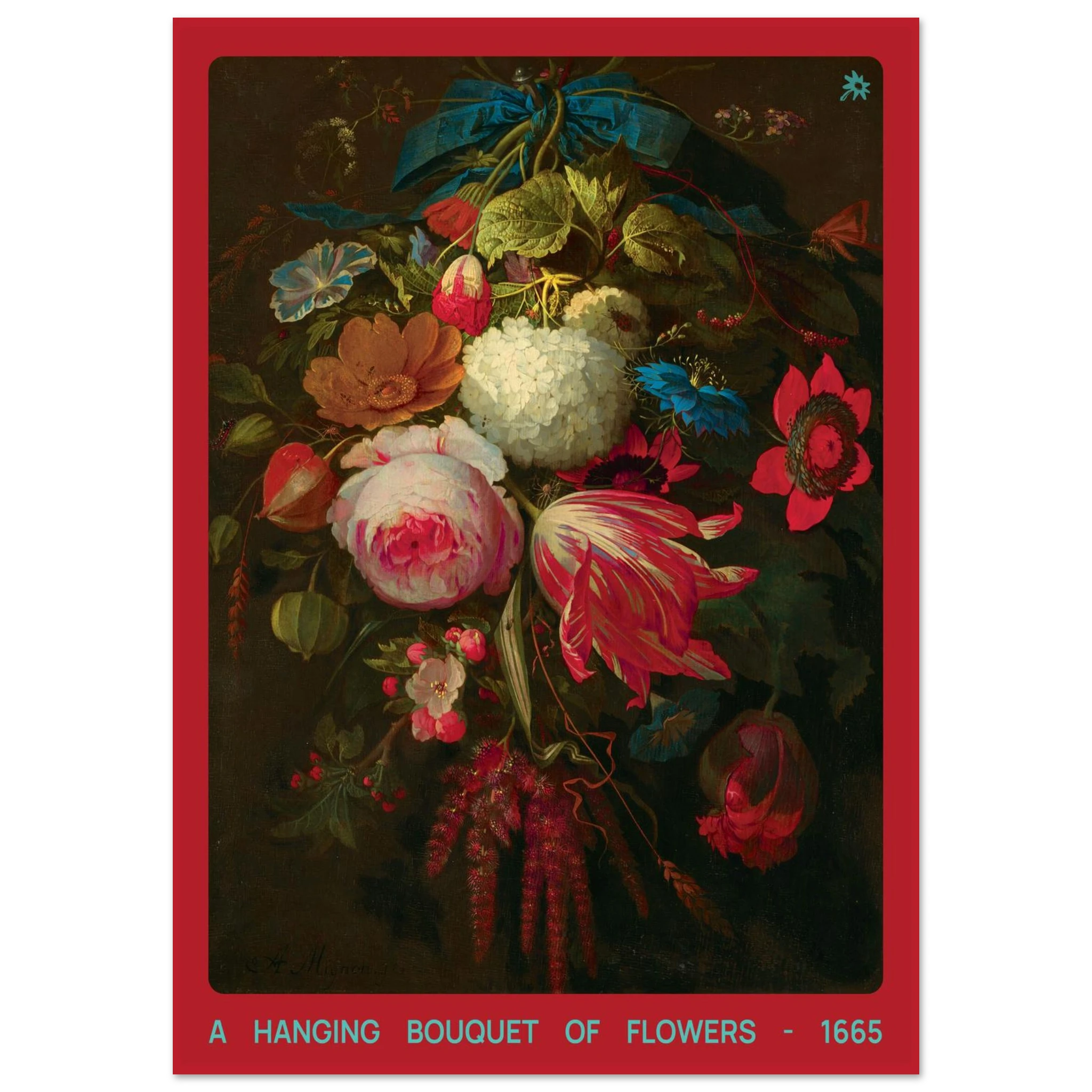 A HANGING BOUQUET OF FLOWERS - 1665 – JimiK