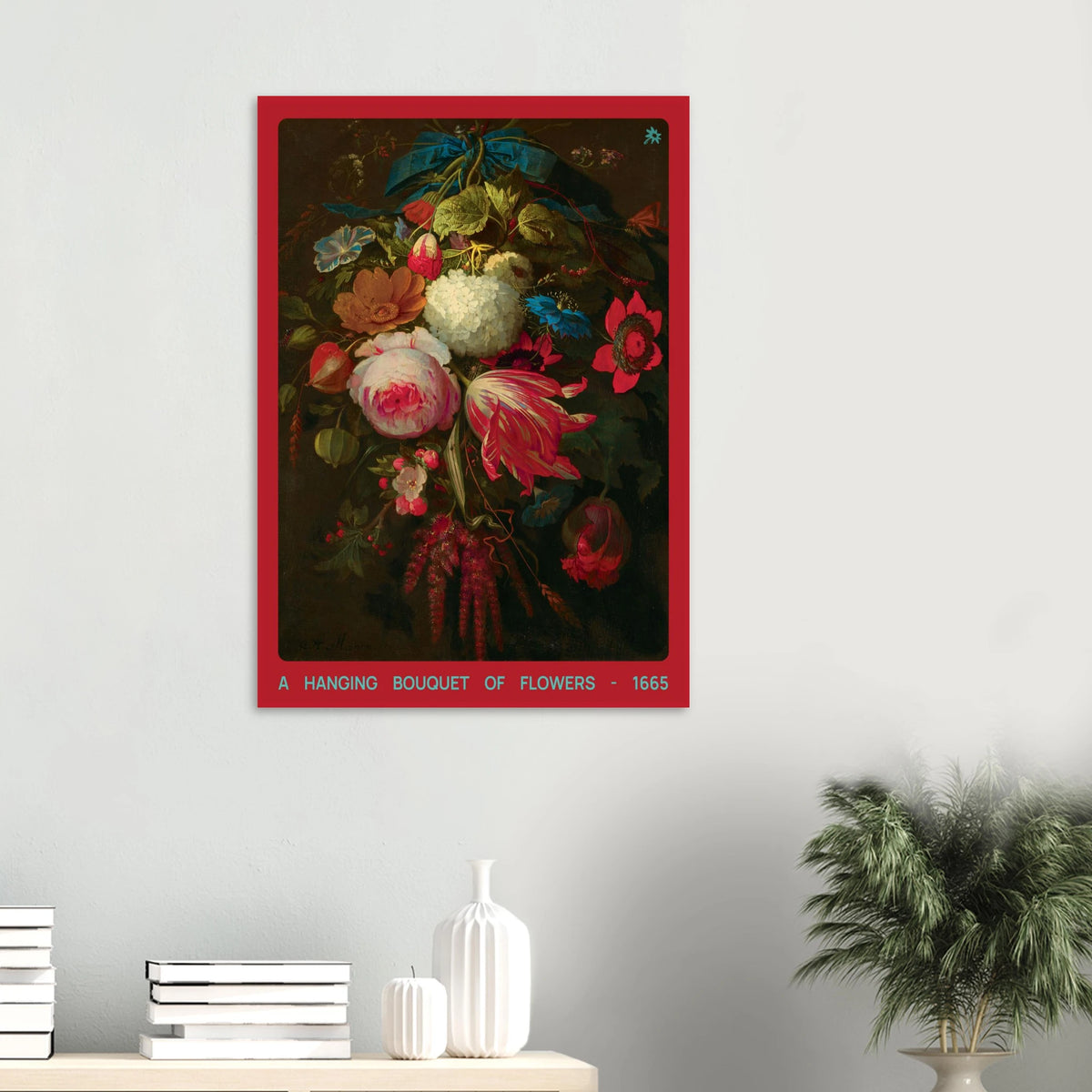 A HANGING BOUQUET OF FLOWERS - 1665 – JimiK