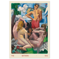 1912 the bathers art print on Jimik Design: serene figures by water, high-quality vintage giclée for home decor.